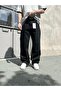 Men's New Season Black Baggy Trousers - 3