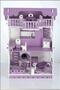 Nora Wooden Play House 32 Pieces Purple