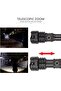 Super Bright LED Flashlight, USB Rechargeable Zoomable Tactical Torch, High Power for Outdoor Use - 6