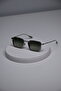 Men's Uv400 Protected Square Steel Metal Sunglasses - 6