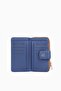 Cengiz Pakel Medium Size Women's Wallet with Snap Detail – 65298L - Tan/Indigo - 3