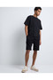 Solid Shorts with Drawstring Waist - 2