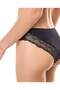 3 Pack Lace Trim Seamless Bikini Briefs - 3