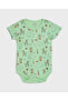 3 Pack Printed Bodysuits with Short Sleeves - 2
