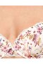 2 Pack Lace Trim Padded Bras - 4