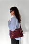 Cushy Burgundy Women's Cross Shoulder Bag - 6