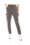 Solid Cargo Joggers with Drawstring Waist - 2