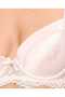 Lace Trim Push Up Bra - 5