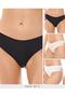 3 Pack Lace Trim Seamless Bikini Briefs
