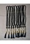 Vavlı 99 Pearl Prayer Beads – Colorful Bead Prayer Beads with Stylish Tassels 10 Pieces Black - 2