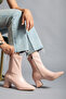 Women's Stretch Ankle Heeled Boots Powder Pink - 3