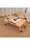 Foldable Laptop Table by - Brown - 5