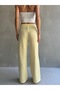 Relaxed Cut Striped Knitted Trousers with Pockets - 2
