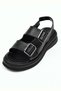 Women's Summer Buckle Sandals Flat Bottom Daily Beach Office Comfortable Stylish Different Color and Model Orthopedic - 7