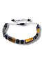 Baltic Drop Amber Bracelet with Tiger Eye Natural Stone