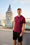 Men's 100% Organic Cotton Natural Short Sleeve High Quality Pajama Set with Shorts