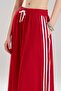 Women's Stripe Detailed Elastic Waist Design Skirt - 6