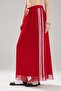 Women's Stripe Detailed Elastic Waist Design Skirt