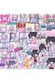 56Pcs Anime Anchor Girl Sticker Game Character Rain Ame Chan Cute Decoration Phone Case Travel Lu... - 5