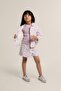 Baby Girl Printed Shorts Skirt Lilac