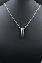 Bullet Model Necklace Stainless Steel Chain 2mm 902093 - 4