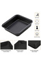 Nonstick Bakeware Square Cake Pan, Roasting Pan & Brownie Pan,23Cm,BB2695 - 3