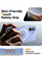 Diamond-Mag Series Case For iPhone 16, Stronger Magnetic Shockproof MagSafe, Never Yellow, Clear - 7