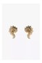 Brand Stone Seashell Earrings - 2