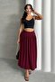 Women's Waist Seat Pleated Skirt