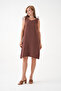 100% Cotton Muslin Fabric Rope Strap Dress Mg-20251 - 2