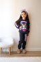 Girl's Double Tracksuit Set with Characters - 2