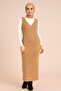 Top Sweater Striped Bottom Dress Knitwear Set – Two Pieces – Modern & Comfortable - 2