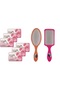 Soap 80Gr Soft Touch 6 Pieces Hair Blow Dryer Brush Colorful Oval Hair Brush Comb 1+1 Pieces