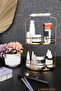 Two-Tier Gold Presentation Tray Round Cosmetic Organizer Bathroom Serving Presentation Engagement Tray Multipurpose