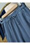 Lunora Elastic-Waist Wide-Leg Trousers-MA3204 Indigo - 4