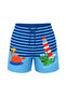 Boy's Pattern Printed Waist Lace Shorts Swimwear Mesh Full / Regular Fit Parachute Fabric