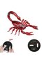 interactive toy, Scorpion with remote control, red, 16 cm - 3