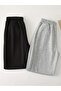 Two Pieces Black Gray Baggy Track Pants-Asl-33 - 3