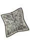 Ebruli Soft Cotton Patterned Scarf - 95X95 cm - 2