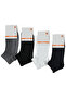 5 Pairs Cotton Men Booties Socks Mixed Color - 3