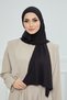حجاب الشاطي مع قبعة -أسود - 7