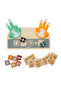 Finger Math Game - Addition, Subtraction and Operation Cards with Wooden Numbers - 4