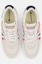 Women L001 Lace Up Casual Shoes, White/Red/Navy - 2