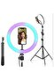 USB selfie ring light with tripod—perfect for makeup, TikTok, live streaming, and video recording.