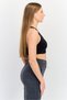 Women Dri-Fit Brand Logo Padded Training Sports Bra, Black - 4