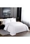 Percale Polycotton Bed Linen Set, 4 Extra Large Pieces (White)