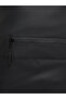 Black Roll-Top Backpack with Buckle Detail - 3