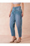 High-Rise Clean Look Barrel Fit Ankle Length Jeans - 3