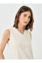 Women Cream Sleeveless Top and Pants Co-Ords - 4
