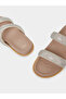 Embellished Glitter Slip on Sandals - 3
